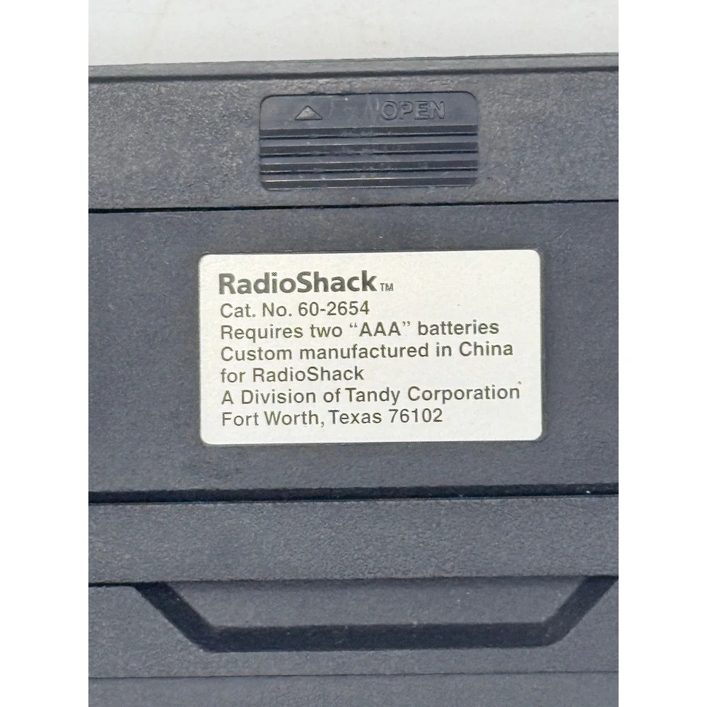 RadioShack‎ Deluxe 2 Player Blackjack Handheld Game 60-2654 Vintage Black